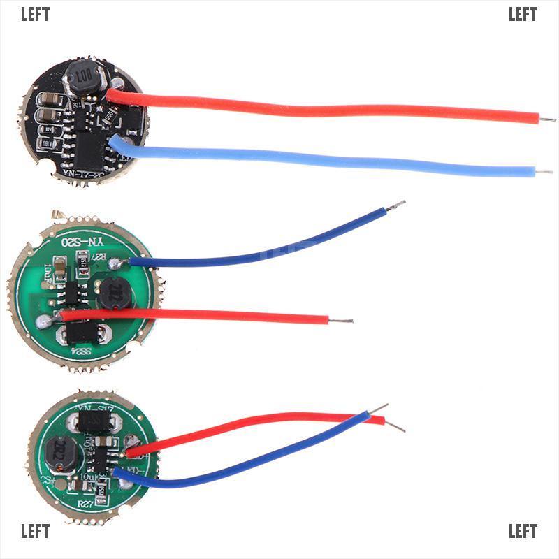 1 Chiếc Trình Điều Khiển Đèn LED Trái 3W 17mm / 20mm DC3.7V 1 Chế Độ 5 Chế Độ Đèn Pin