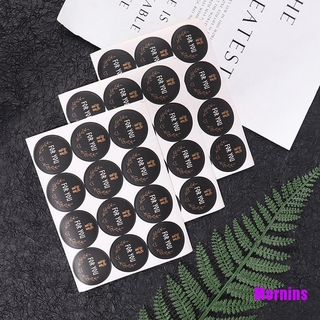 Mornin☪120pcs For you Seal Sticker Round Black Seal Sticker Package Labels for Baking