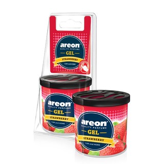 Gel thơm khử mùi Ô Tô AREON GEL STRAWBERRY Hương dâu tây Ngọt ngào Tươi mát