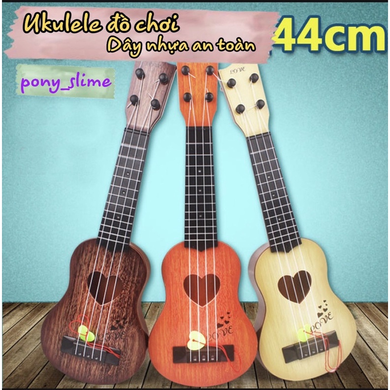 Đàn Ukulele/ Guitar mini mô phỏng/Đồ chơi giáo dục loại tốt bé