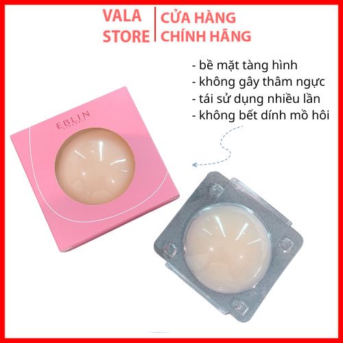 Hộp 3 Cặp Miếng Dán Ngực Hàn Quốc EBLIN LINGERIE