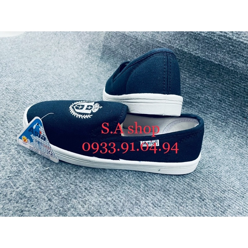 Giày thể thao ASIA XỎ/LƯỜI Xanh vải NỮ