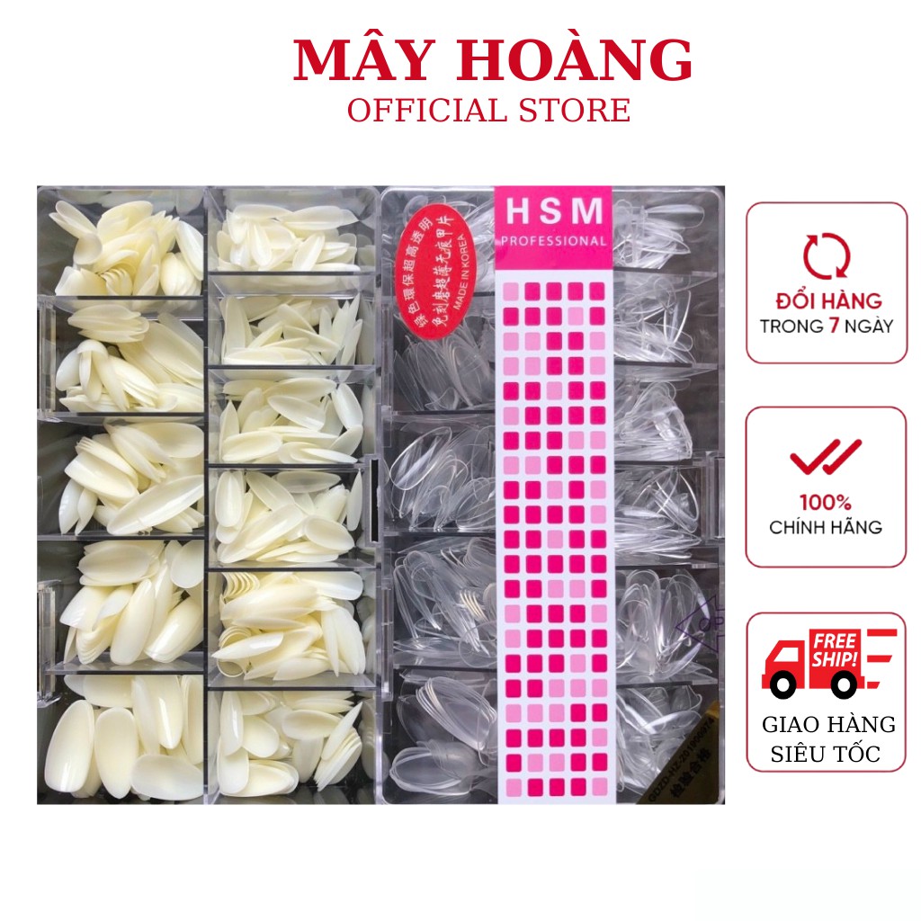 Móng úp tay HSM phom nhọn Bầu