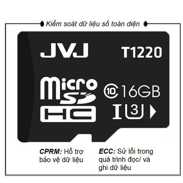 PR7 Thẻ nhớ JVJ 16G U3 C10 tốc độ cao - chuyên dụng cho camera 5