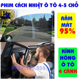 [2020-FOLOWS SHOP GIẢM 5%]Phim cách nhiệt ô tô nhà kính toàn quốc - chính hãng Hàn quốc- chống nóng 95%