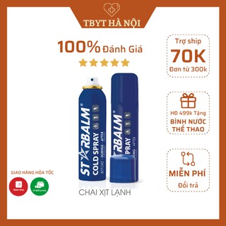[CHÍNH HÃNG] Chai xịt lạnh STARBALM 150ml - Xịt giảm đau nhanh các chấn thương trong thể thao - Nhập khẩu Hà Lan