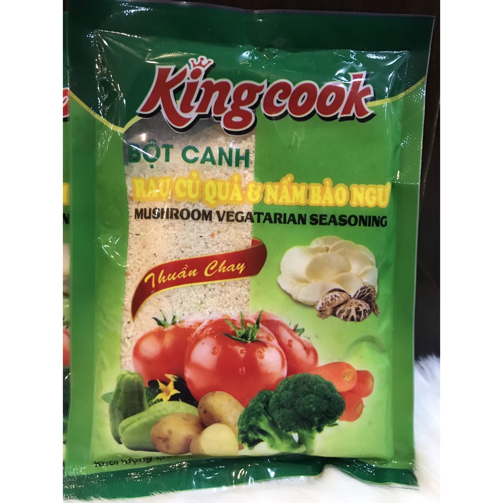 BỘT CANH CHAY RAU CỦ QUẢ VÀ NẤM BÀO NGƯ KING COOK