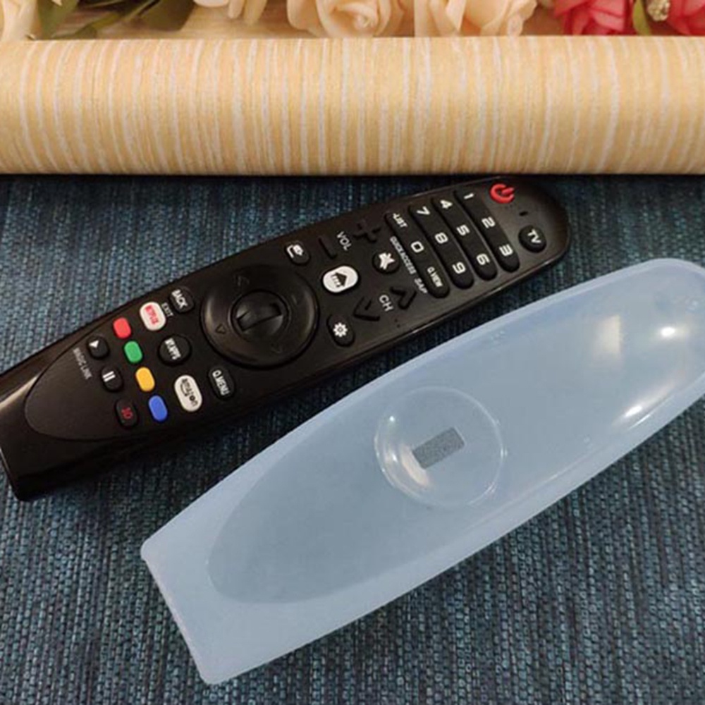 Vỏ Bọc remote TV LG AN-MR600/650 Bằng Silicon Dày Trong Suốt Chống Rơi HD