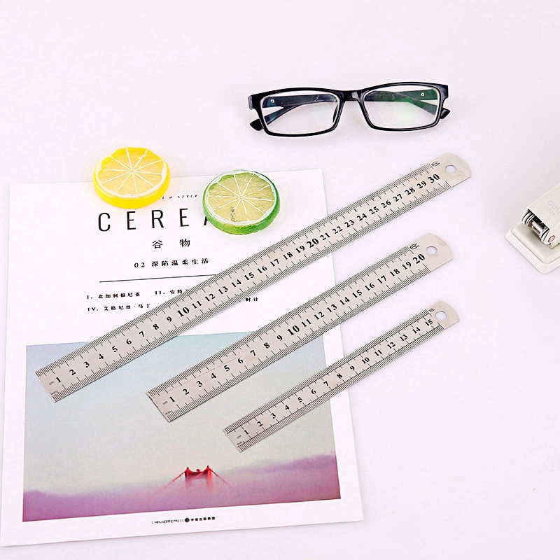 Thước Đo Bằng Thép Không Gỉ 15cm 20cm 30cm