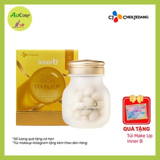 Viên Uống Cấp Nước - Bổ Sung Collagen - Bảo Vệ Da Khỏi Tia UV Innerb Aqua Rich DoubleUp - Hàn Quốc - 70 viên