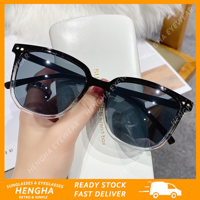Kính mát gọng vuông phong cách Hàn Quốc thời trang sành điệu cho nam và nữ