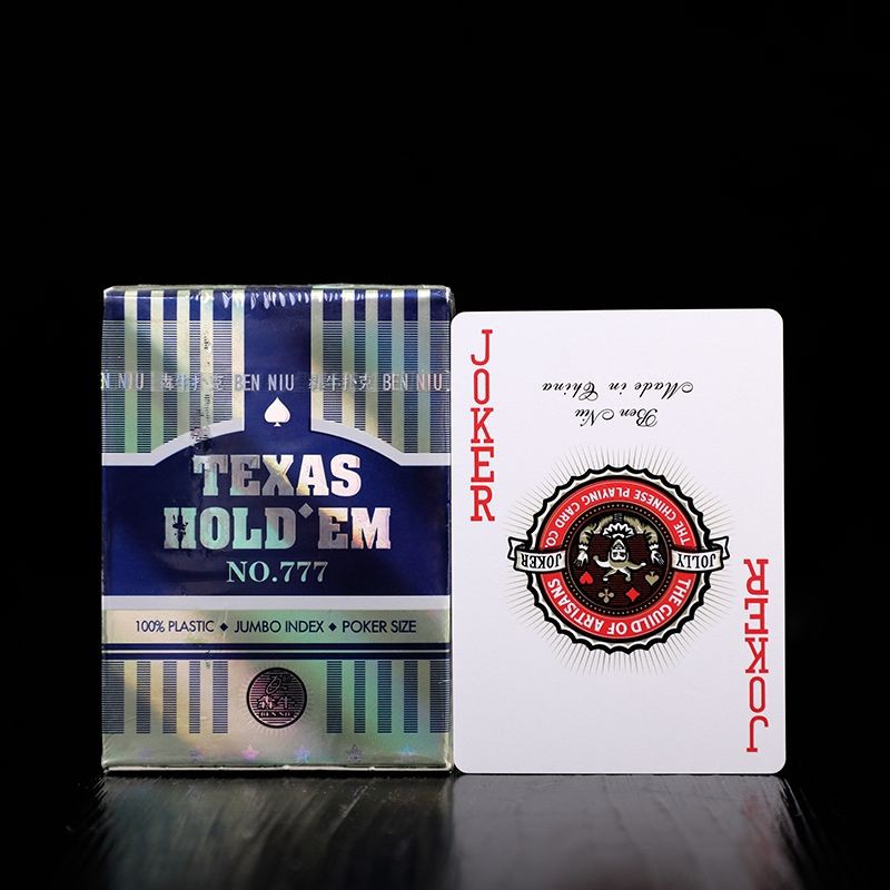 Bộ bài nhựa PVC Texas Holdem No.777 cao cấp cho Poker