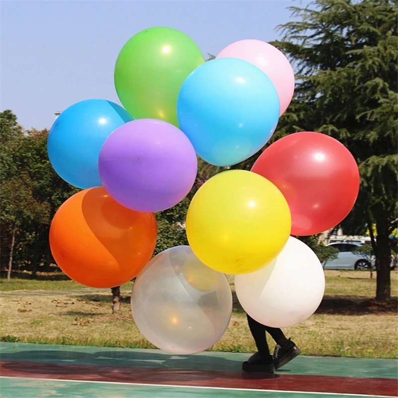 1 Bong Bóng Khí Heli Bằng Latex Kích Thước Lớn 36 Inch Dùng Trang Trí Tiệc Cưới / Sinh Nhật / Sự Kiện Ngoài