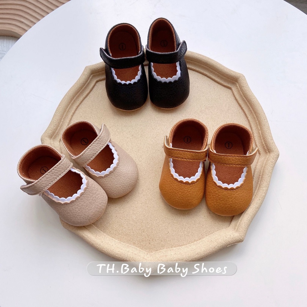 Giày Tập Đi Cho Bé Gái , Giày Trẻ Em Cho Bé Thanh Hằng Baby Từ 11 - 13 Cm