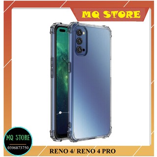 OPPO RENO 4/ RENO 4 PRO ỐP DẺO TRONG TPU CHỐNG SỐC 4 GÓC CẠNH