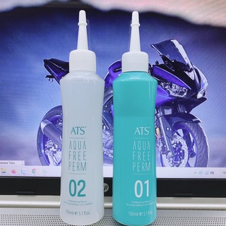 Thuốc uốn tóc tại nhà, uốn nguội ats real free perm 150mlx2