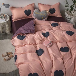 Bộ drap 5 món Poly Cotton nhập khẩu (tặng kèm vỏ ôm)