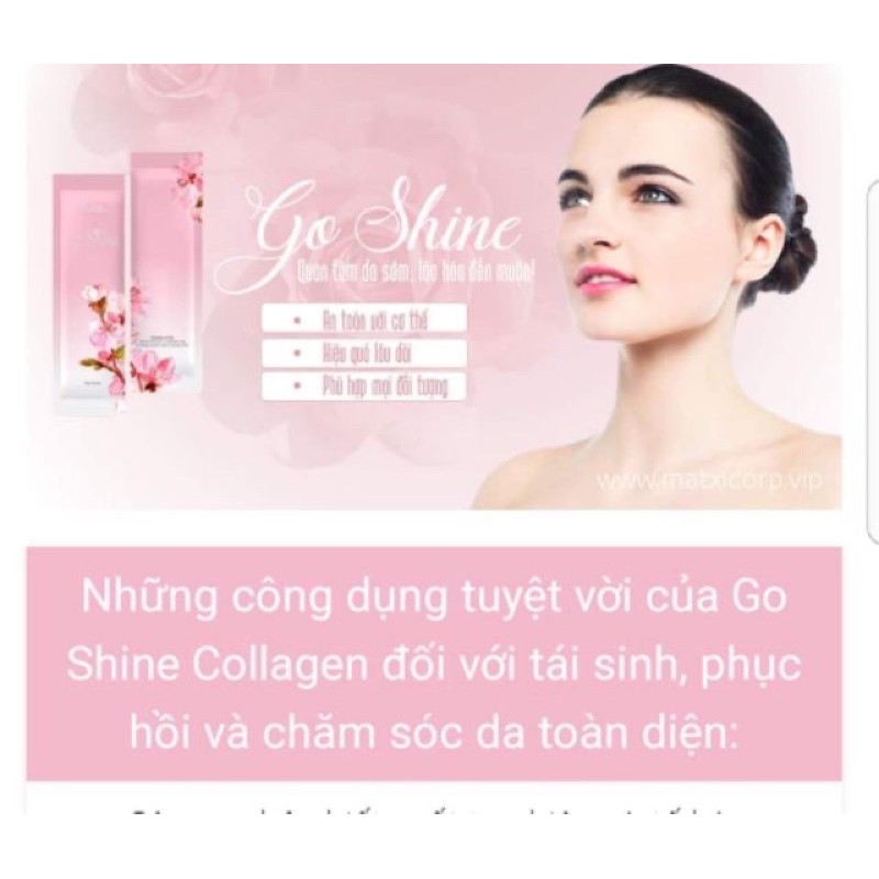 Go Shine - Nước uống đẹp da colllagen chính hãng | Thế Giới Skin Care