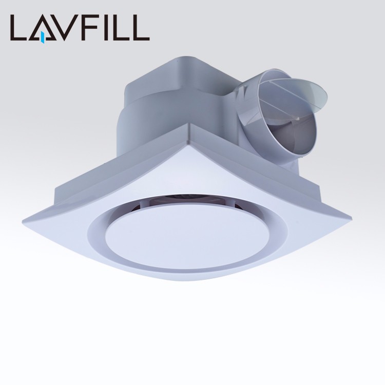 Quạt thông gió, quạt hút gió âm trần-ốp trần không đèn LED Model LAVFILL LFCV-12D