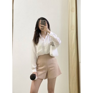 Áo sơ mi đũi mềm basic