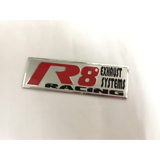 Tem R8 racing nhôm dành cho xe máy