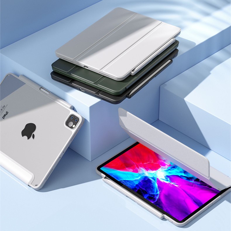 Bao da máy tính bảng từ acrylic cứng và tpu mềm cho Ipad Air 4/Pro 11/ Pro 12.9 " 2020