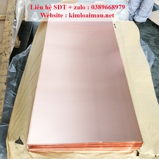Đồng tấm đỏ dày 1mm ( Khổ 600x500mm )