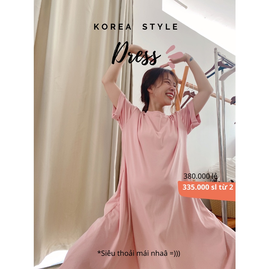 Đầm bầu thun có túi Korea style-Snugg SNU2050