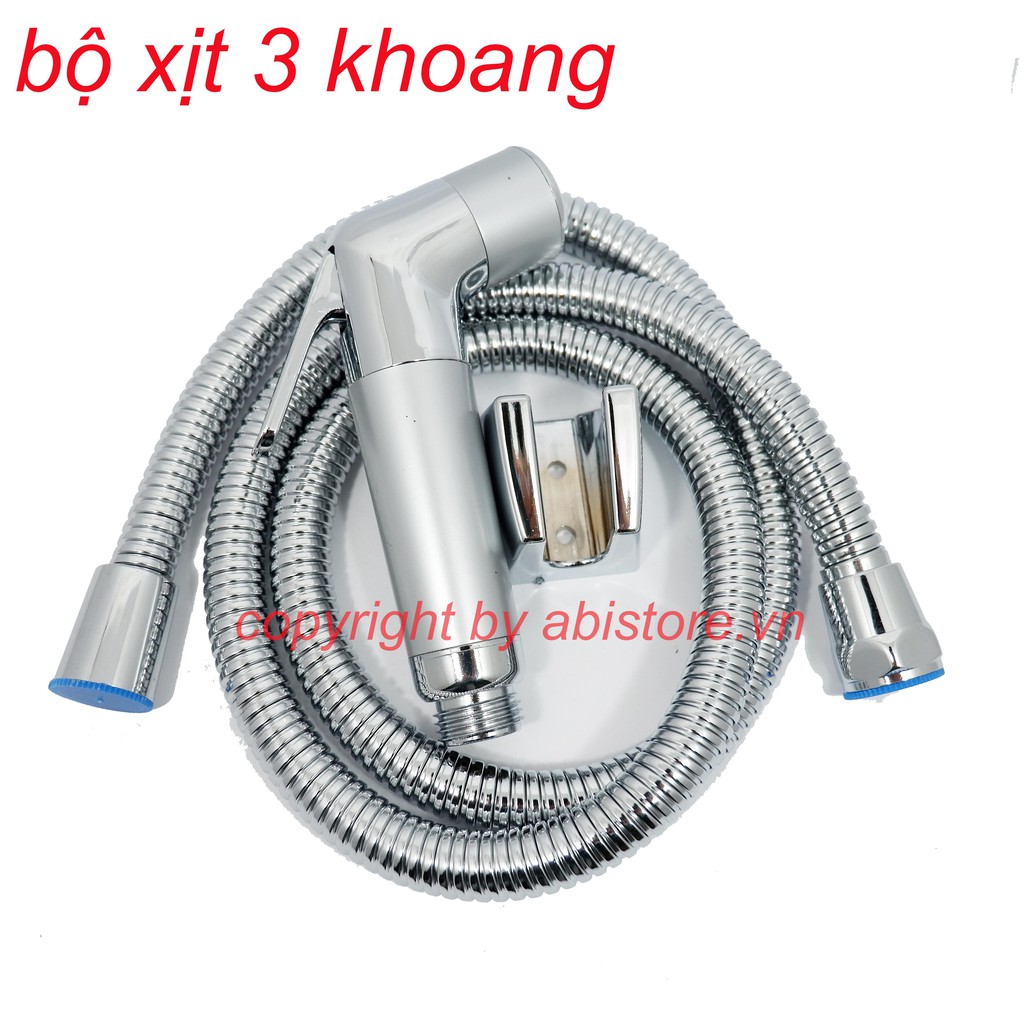 Bộ xịt vệ sinh đầu 3 khoang nước mạnh giá rẻ