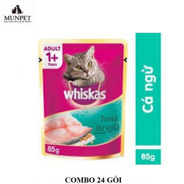 Pate cho mèo whiskas 85g