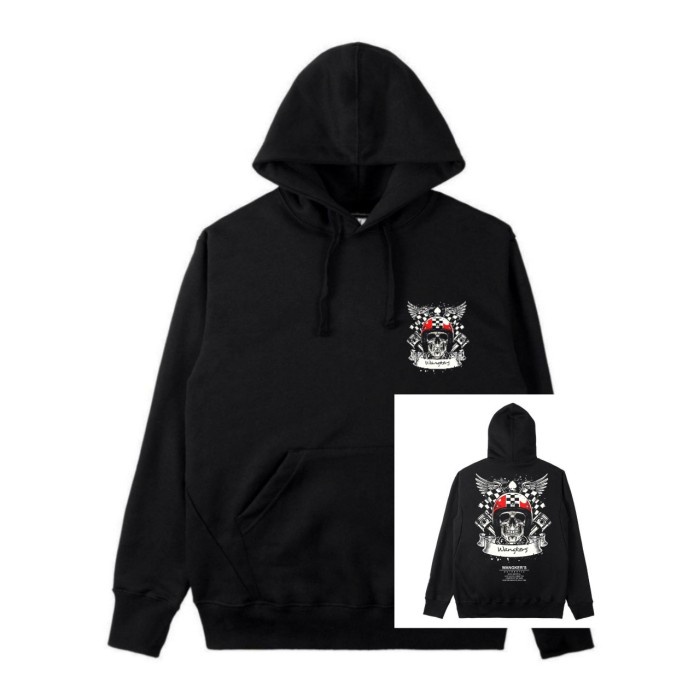 Hodie biker Áo Khoác Màu Đen Họa Tiết In Dùng Khi Chạy Xe Mô Tô/Xe Đạp