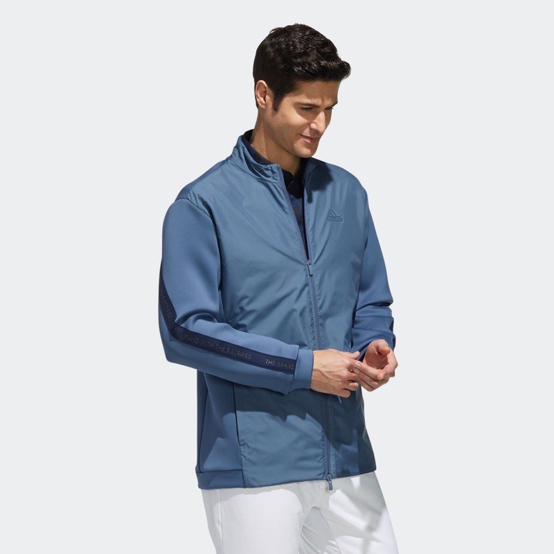 Áo khoác gió adidas Golf mã FJ7507 màu xanh
