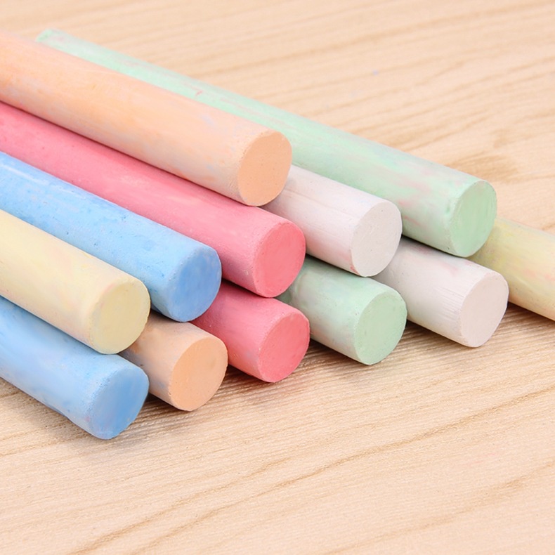 Set 100 Phấn Viết Bảng Đen Thân Thiện Với Môi Trường Không Bụi Nhiều Màu Sắc