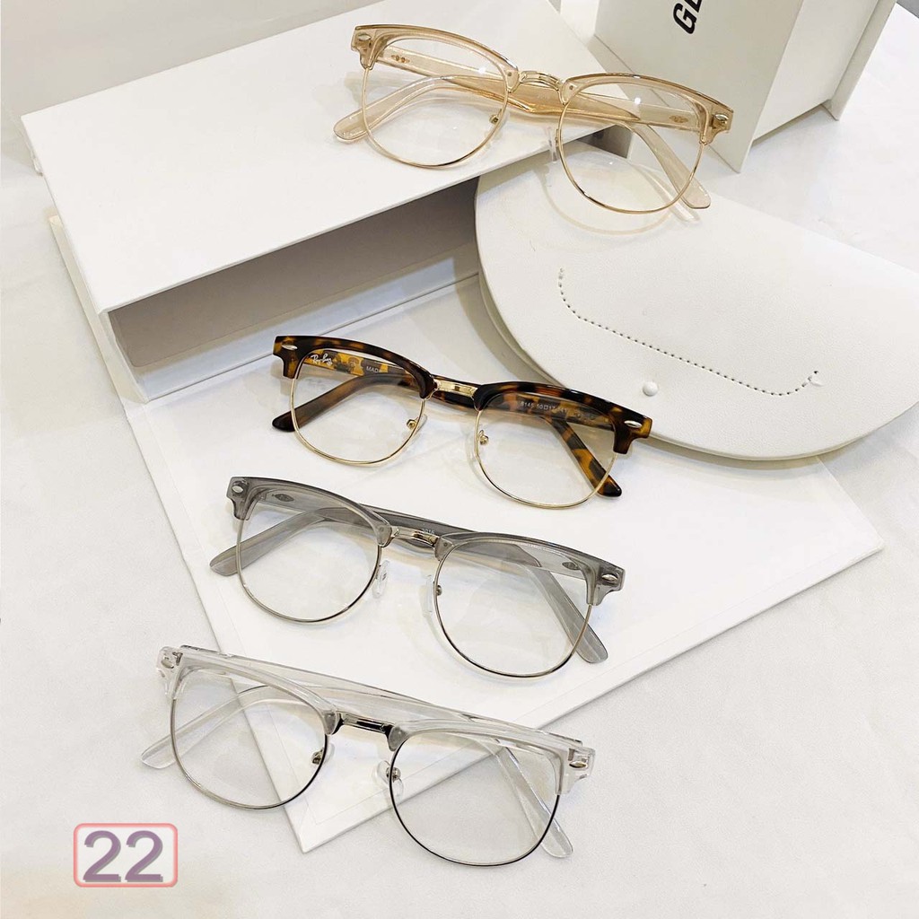 MẮT KÍNH NỬA GỌNG KÍNH GIẢ CẬN TEEN CỰC HOT | BigBuy360 - bigbuy360.vn