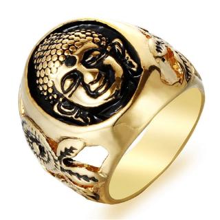 Nhẫn mặt hình Phật giáo Thái Lan thời trang cổ điển cao cấp size 7-14