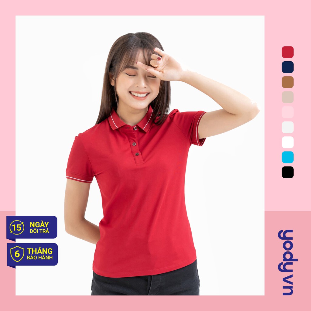 Áo Polo Nữ Yody Cotton Pima Siêu Mát Siêu Nhẹ Thấm hút tốt  APN3010