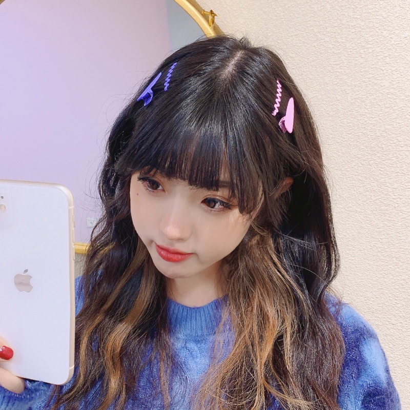 Set 4 kẹp tóc cùng tone màu - UniLabel