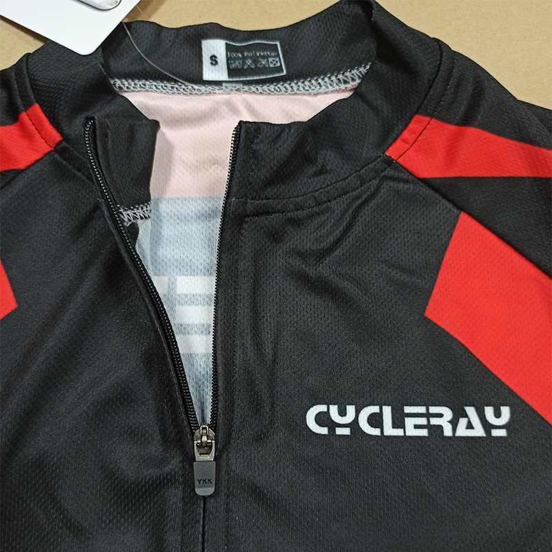 [READY STOCK]CYCLERAY Đội Ném đá khổng lồ đua xe vòng quanh Jersey xem trang phục xe đạp Áo ngực ngắn Sleeve