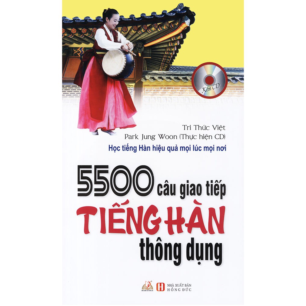 Sách - 5500 câu giao tiếp tiếng Hàn thông dụng (kèm CD)