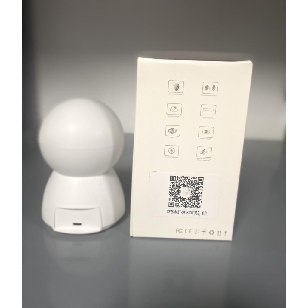 Camera wifi trong nhà CARECAM QX-E300 2.0MP Full HD, xoay 360 độ, đàm thoại 2 chiều, XEM ĐÊM CÓ MÀU