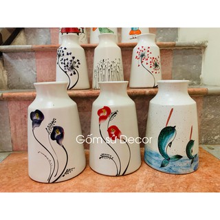 Bình hoa thắt miệng - Gốm sứ Bát Tràng