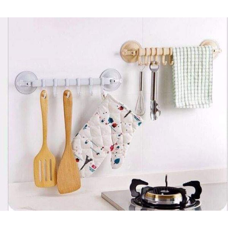 Móc treo đồ nhà tắm, nhà bếp hút chân không đa năng, móc treo quần áo tiện dụng FAMAHA