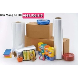 Màng co bọc chai lọ, hộp mỹ phẩm, bọc các nắp chai.... Màng co loại 1 xịn