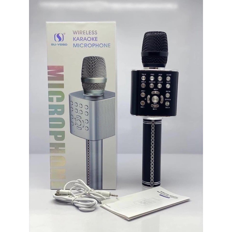 [Mã ELHACE giảm 4% đơn 300K] Micro YS-97 Mic Karaoke Bluetooth Tích Hợp Live Stream Sound Card 3 In 1 Cao Cấp