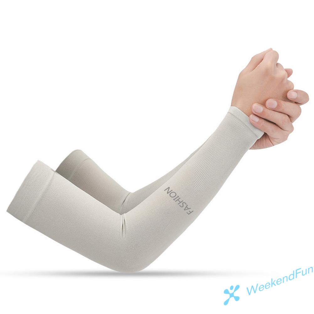 Ống găng tay chống nắng chống tia UV chất liệu lụa băng thoáng mát thích hợp khi tập thể thao/chạy xe đạp cho unisex