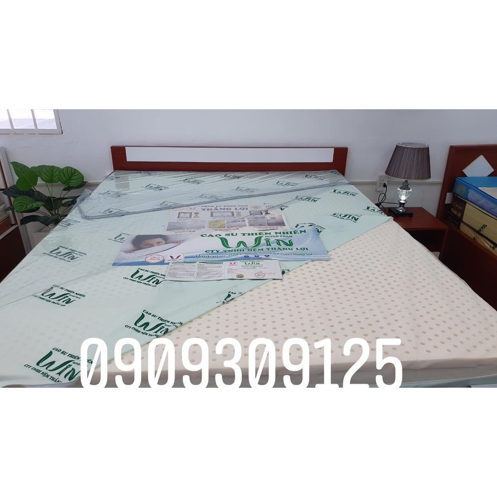 Nệm cao su thiên nhiên Win Thắng Lợi 10p chính hãng BH 15 năm, khuyến mãi tặng quà