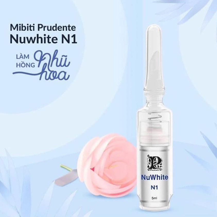 Kem Hồng Nhũ Hoa Nuwhite N1 Mibiti Prudente, Kem Làm Hồng Ti N1 Nuwhite 5ml Chính Hãng