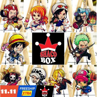 Móc khóa băng Mũ Rơm One Piece - Luffy, Zoro, Sanji, Nami, Robin
