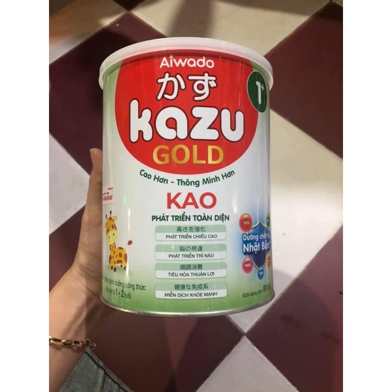Sữa bột Aiwado Kazu Kao gold 0+, 1+, 2+ 810G