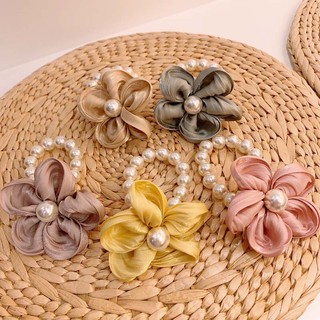 Dây Cột Tóc Nơ Vải Voan Lụa Hàng Cao Cấp